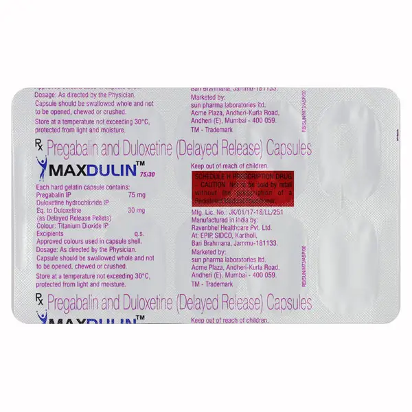 Maxdulin 75/30 Capsule DR